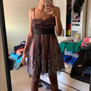 Bronze sparkly dress